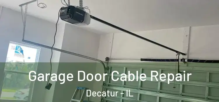  Garage Door Cable Repair Decatur - IL