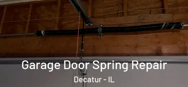  Garage Door Spring Repair Decatur - IL