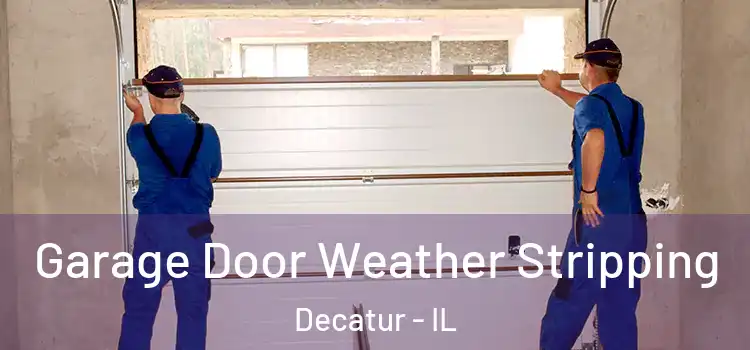  Garage Door Weather Stripping Decatur - IL
